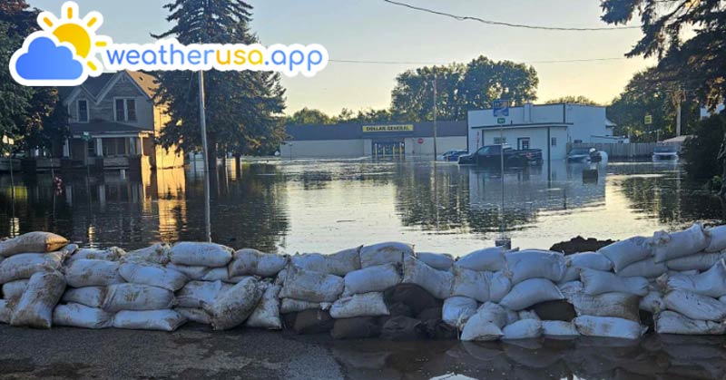 Floods Moving Downriver